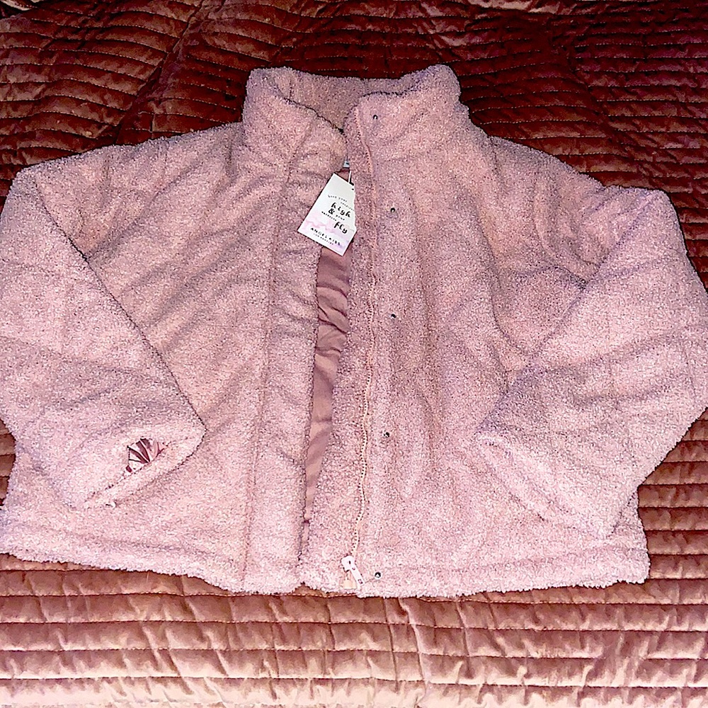 NEW Mauve Pink Quilted Jacket